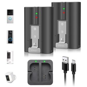 2-Pack V4 Ring Battery and Charger Set