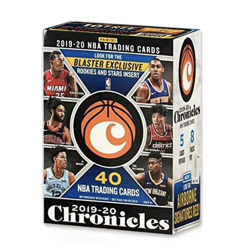 2019-20 Panini CHRONICLES Basketball Blaster Box - 40 Total Cards - Chase Zion Williamson, Ja Morant, Coby White, Tyler Herro Rookie Cards - Find Blaster EXCLUSIVE Pink Parallels!