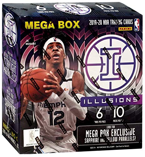 2020 Panini Illusions NBA Basketball MEGA box - 60 Total Cards