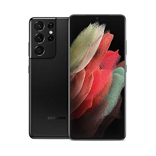 Samsung Galaxy S21 Ultra 5G | Factory Unlocked Android Cell Phone | US Version 5G Smartphone | Pro-Grade Camera, 8K Video, 108MP High Res | 128GB, Phantom Black (SM-G998UZKAXAA)