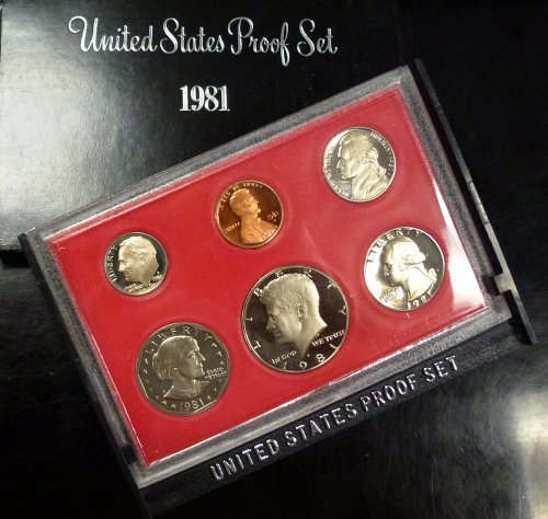 1981 S US Proof Set Original Government Packaging