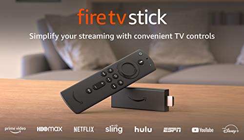 Certified Refurbished Fire TV Stick with Alexa Voice Remote (includes TV controls) | HD streaming device | 2020 release