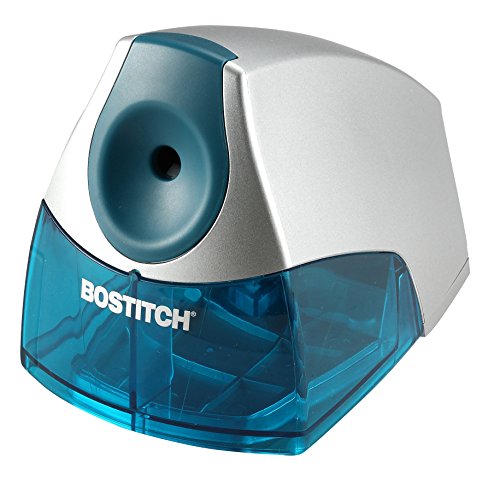 Bostitch Personal Electric Pencil Sharpener, Powerful Stall-Free Motor, High Capacity Shavings Tray, Blue (EPS4-BLUE)