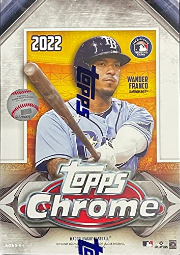 Topps 2022 Chrome Baseball Value Box - 8 Packs Per Box