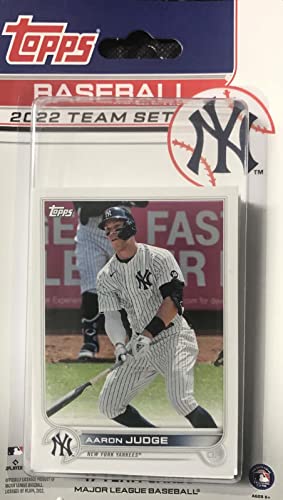 New York Yankees Topps Factory Sealed Team Set GIFT LOT Including the 2022 and 2018 Limited Edition 17 Card Sets