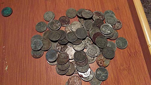 Full Roll of 1943 circulated steel pennies by US Mint