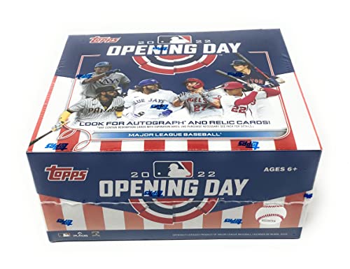 2022 Topps Opening Day Baseball Hobby Box (36 Packs/7 Cards: 36 Inserts)