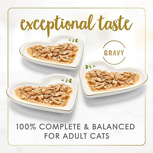 Purina Fancy Feast Gravy Wet Cat Food Variety Pack, Gravy Lovers Poultry & Beef Feast Collection - 3 Ounce (Pack of 24)