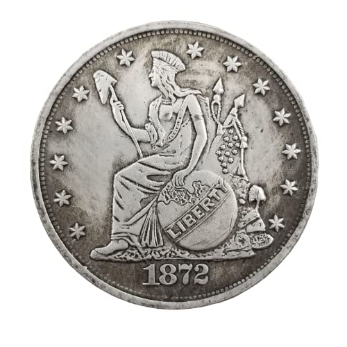 WuTing MarshLing Best Morgan US Dollars-1872 Coin Collecting-US Dollar USA Old Pre Morgan Dollar -Handmade Coin Perfect Quality