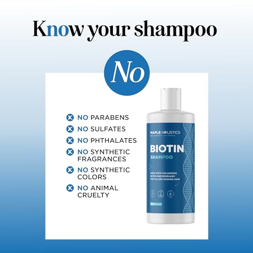 Vegan Volumizing Shampoo for Thinning Hair - Rosemary & Biotin