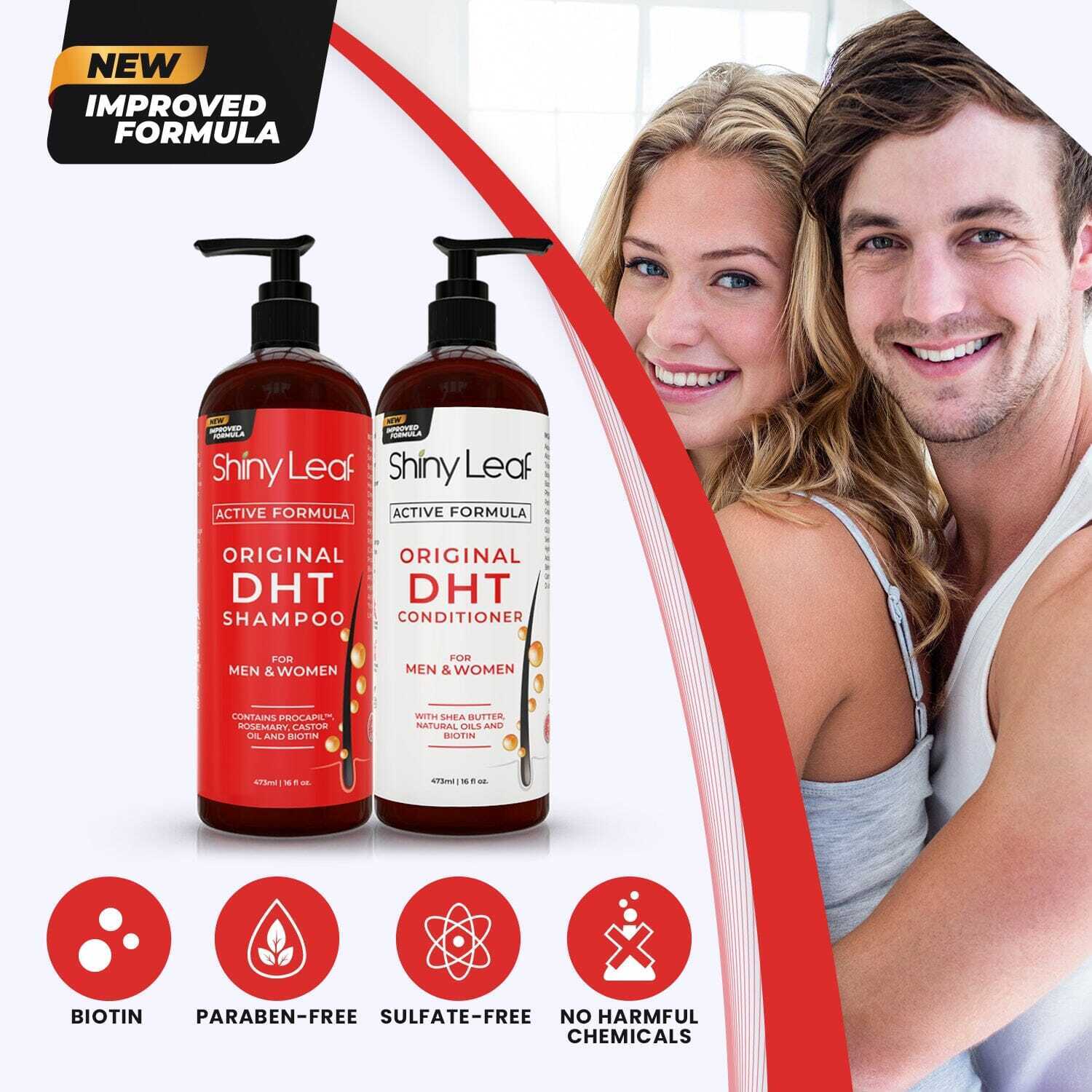 DHT Blocker Shampoo & Conditioner Set with Biotin