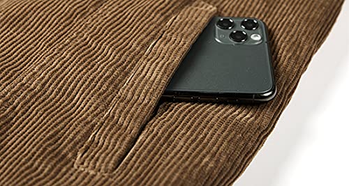 Men's Retro Sherpa-Lined Corduroy Trucker Jacket