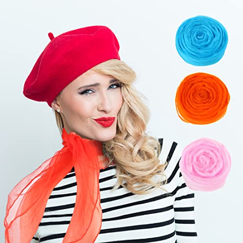 1950's Chiffon Retro Scarf Set (10 Pieces)