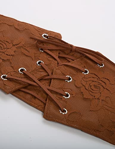 Coffee Stretch Waist Belts for Women - GRACE KARIN