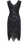 Plus Size 1920s Beaded Flapper Dress