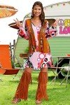 Pink 60s 70s Hippie Disco Dress for Women