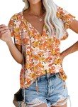 Floral Boho Vintage Blouse for Women