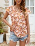Floral Boho Vintage Blouse for Women