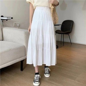 Chic High Waist Patchwork A-Line Skirt