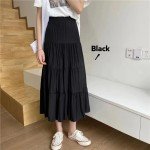 Chic High Waist Patchwork A-Line Skirt