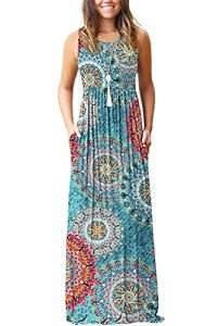 MOLERANI Women's Green Maxi Dress with Pockets