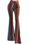 Vivicastle Women's Boho Stretchy Bell Bottom Pants