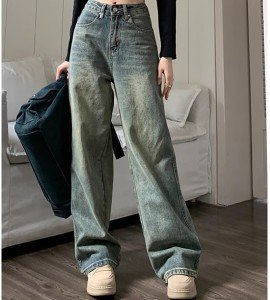 High Waisted Retro Vintage Jeans for Women