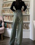 High Waisted Retro Vintage Jeans for Women