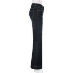 Vintage Low Rise Flare Jeans for Women