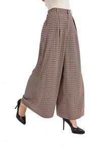 High Waist Retro Wide Leg Palazzo Pants - XL