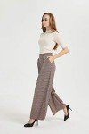High Waist Retro Wide Leg Palazzo Pants - XL