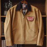 Vintage Detroit Canvas Work Jacket for Men