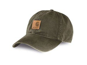 Army Green Carhartt Men's Canvas Cap