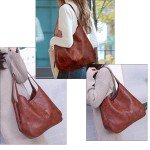 Retro Marble Leather Shoulder Bag for Women