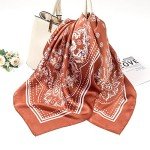 Vintage Silk Head Scarves Set - 3 Pcs