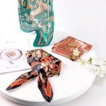 Vintage Paisley Satin Head Scarf for All