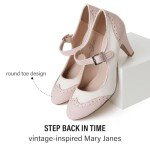 J. Adams Vintage 1950s Mary Jane Oxford Pumps