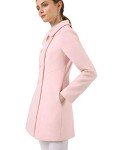 Vintage Pink Peter Pan Collar Trench Coat