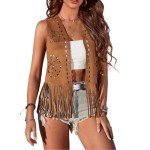 Vintage Boho Tassel Fringe Vest for Women