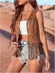 Vintage Boho Tassel Fringe Vest for Women