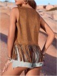 Vintage Boho Tassel Fringe Vest for Women