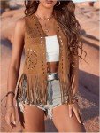 Vintage Boho Tassel Fringe Vest for Women