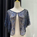 1920s Beaded Flapper Shawl in 9 Colors