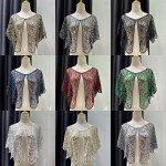 1920s Beaded Flapper Shawl in 9 Colors