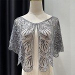 1920s Beaded Flapper Shawl in 9 Colors