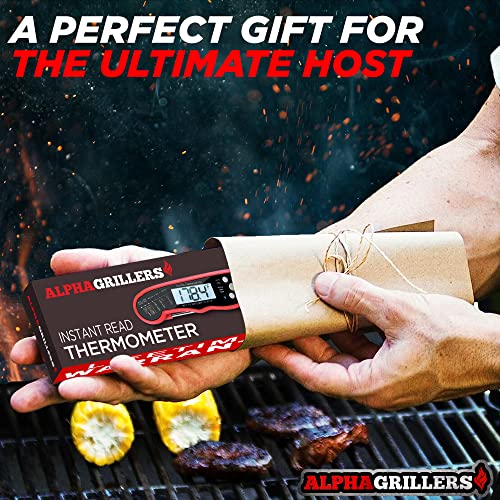 Alpha Grillers Waterproof Ultra Fast Meat Thermometer