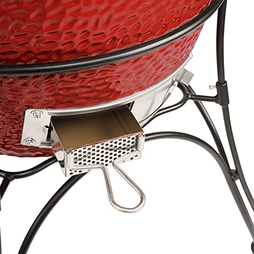 Kamado Joe 18" Charcoal Grill with Cart, Blaze Red