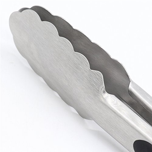 BBQ Grilling Tongs Set, 9" and 12", Stainless Steel