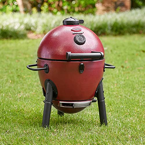 Portable Red Kamado Grill by Char-Griller E06614