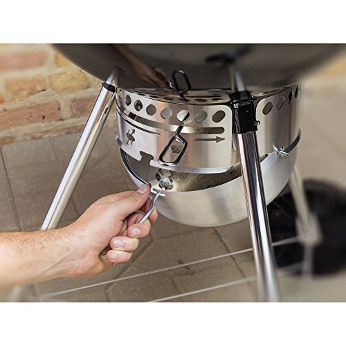 Weber Premium 22-Inch Charcoal Grill in Black